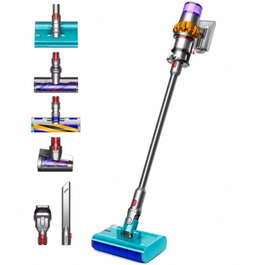 Dyson V15s Detect Submarine Aspiradora de escoba 2 en 1 Níquel, Amarillo